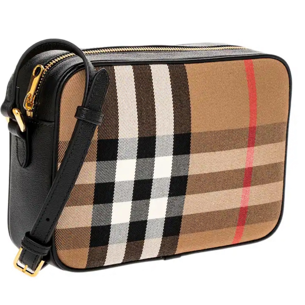 Burberry Check Camera Bag